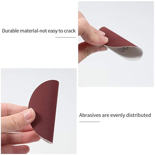 SPEEDWOX Sander Disc 100pc Sanding Hook and Loop Sandpaper 1000 Grit Sanding Discs 3 Inch Sandpaper for Wood Drill Grinder Rotary Tools No Hole