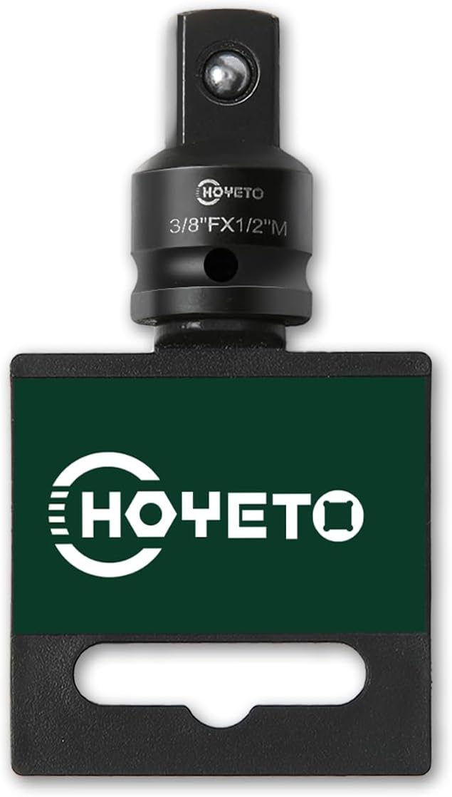 3/8" to 1/2" Impact Socket Adapter | Chrome Molybdenum Alloy (Cr-Mo) Steel | Drive Impact Driver Conversions for Impact Wrench
