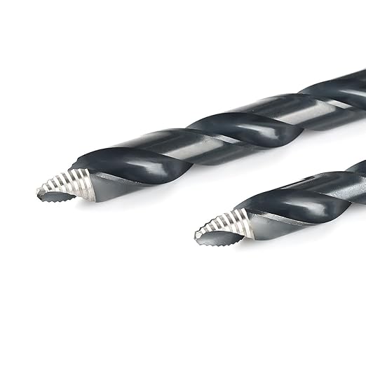 Stark USA 29 Pieces Turbo Step Stepped Point Tip Drill Bit Spiral Shank Set M35 Cobalt Drilling Acrylic, Steel, Hard Metal, 1/16" to 1/2" Round Case