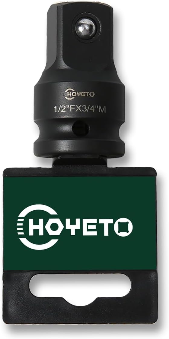 1/2" to 3/4" Industrial Impact Adapter | Cr-V Steel | Heavy-Duty Rotation Converter for Machinery