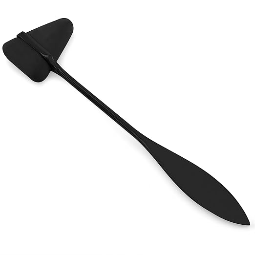 Neurological Reflex Hammers for Cutaneous and Superficial Responses, Neurologic Reflex Diagnosis and Testing (Full Black Taylor Hammer)