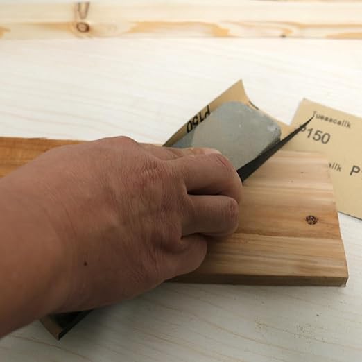 30Pcs 9 x 3.6 Inchs 150 Grit Wet and Dry Handmade Universal Sanding Sheets, Suitable for Woodworking Furniture/Automobiles/Metal/Lacquer Polishing Sandpaper