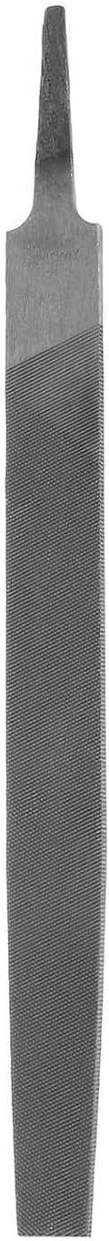 HARFINGTON Tip Medium Cut File 8" Double Cut Teeth High Carbon Steel Hand Rasp File without Handle for Metal Wood Deburring Removing