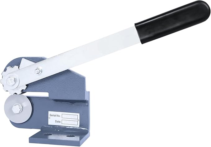 KAKA Industrial Throatless Sheet Metal Shear,22-Gauge Bench Top Manual Cutter MMS-1 for Steel Plate, Fabrication and Hobby Tool