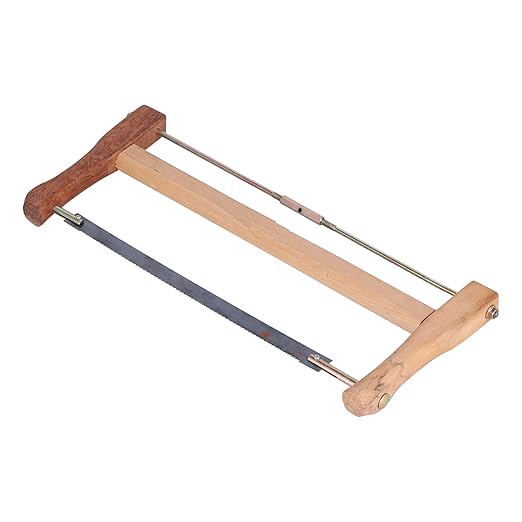 Teakwood Handsaws, Bow Saw Wood Saw Hand Saw Woodworking Frame Saw Blade Replacement Carpenter Hand Bow Wood Cutting Tool Woodworking Hardware , For Hack Saw Blade (Medium (490Mm))