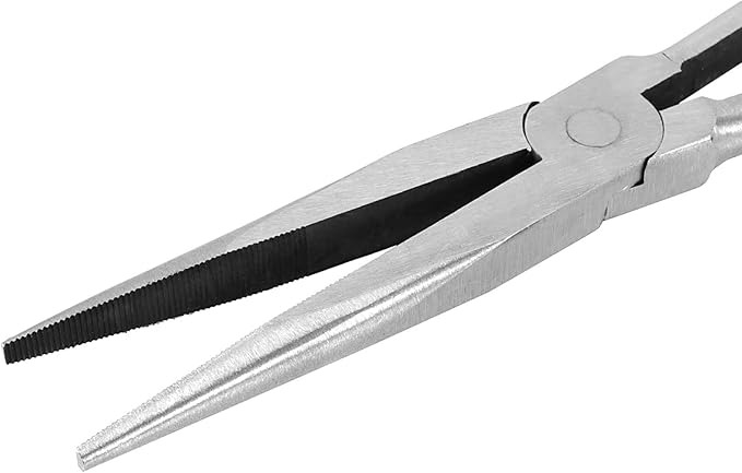 MOUYAT 3 PCS 16 Inch Extra Long Needle Nose Pliers Set, 45 Degree, 90 Degree, Straight Extra Long Reach Pliers Set