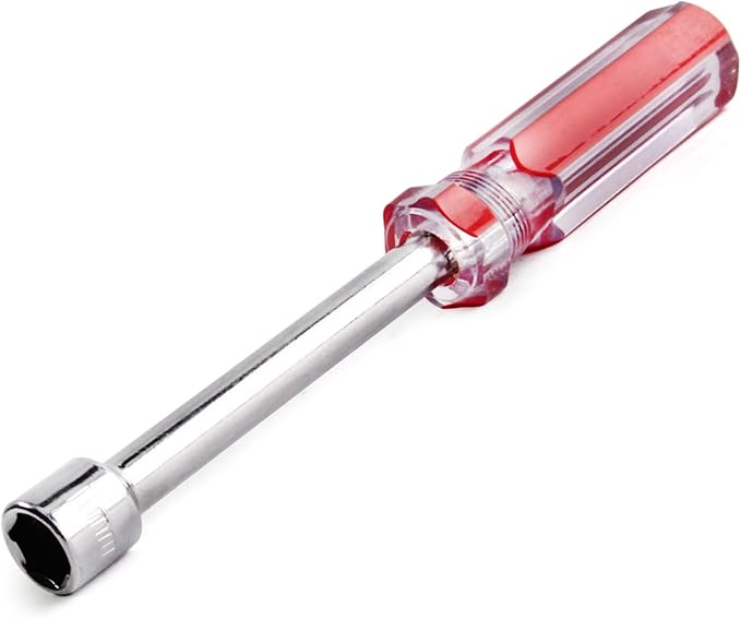 Utoolmart 11mm Nut Driver, 6-Point Hex Nut Socket Driver Non-Magnetic Tip, High-Torque Nut Driver for Added Torque