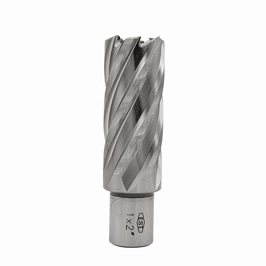HSS M2AL Annular Cutter 2" DOC with 3/4" Weldon Shank for Magnetic Drill Press by EST (D1 X 2")