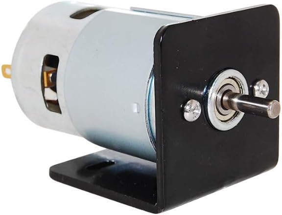 CHANCS 775 DC Motor with Motors Mounting Bracket Black PWM Speed Controller Speed-Adjusting DC Motor Controller for DIY Parts