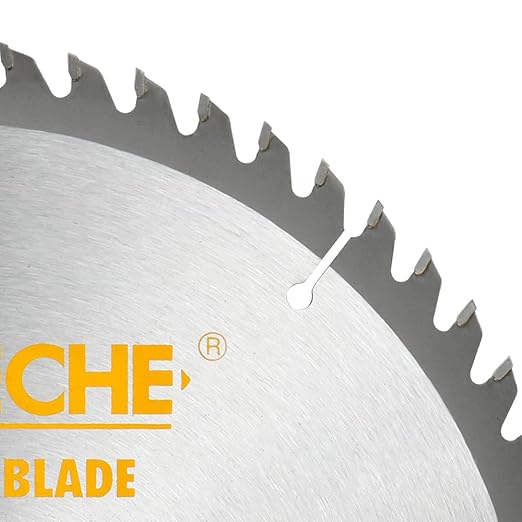 Hoteche 10-Inch Circular Saw Blade for Wood 60-Tooth Tungsten Carbide-Tipped Blade High-Performance Professioal Saw Blade for Miter Saw and Table Saws, Hole Size 5/8-inch