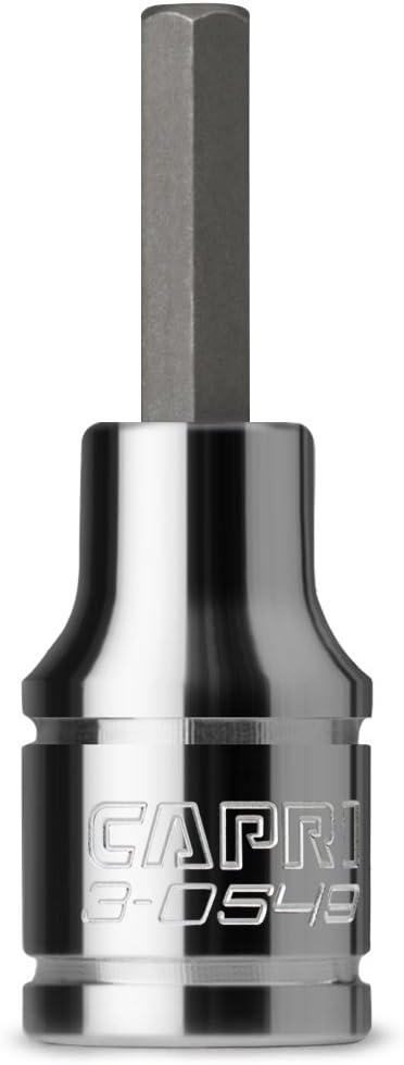 Capri Tools 3-0549 5/32-Inch Hex Bit Socket, 1/4-Inch Drive, SAE
