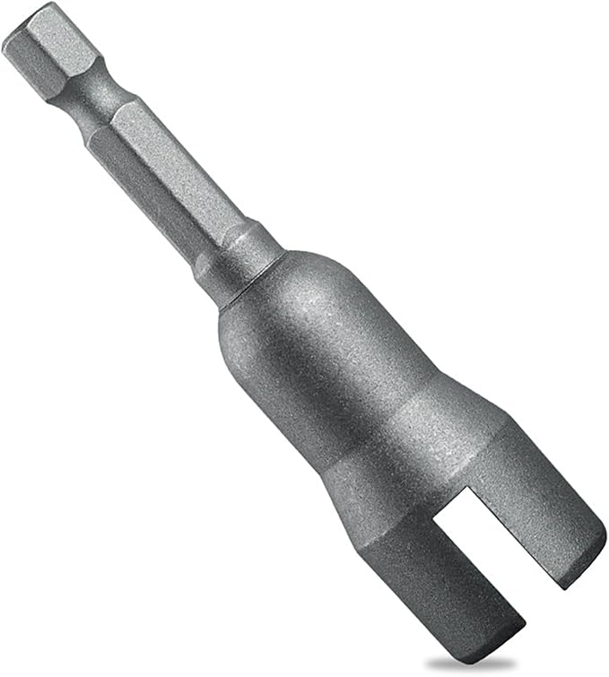 2PCS Slotted Socket Wrench 4mm Power Wing Butterfly Nut Socket Hexagonal Rod Bit For Panel Nuts Screws Bolts Electric Drill Bits