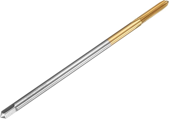 uxcell Metric Thread Tap M6 x 1 H2 150mm Straight Flute Screw Thread Milling Machine Taps Threading Tapping Repair Tool