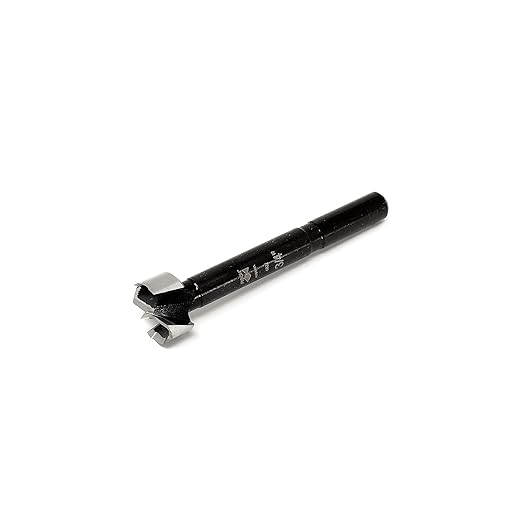 Fisch Black Shark Forged Steel Forstner Drill Bit for Woodworking, Precision Wave Design, Clean Cuts in Hardwoods, MDF, and Plywood, FSA-350040, Made in Austria, 3/4 inch