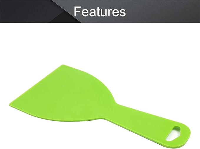 Utoolmart Putty Scraper 4" Plastic Flexible Putty Knives Spreader for Taping Drywall Wall Painting Green 3Pcs