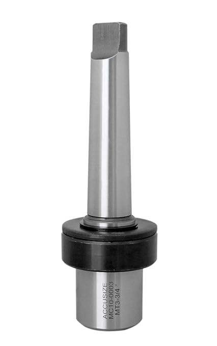 Accusize Industrial Tools Mt3 to 3/4'' Weldon Shank, Annular Cutter Arbor with Coolant System for Drill- Use Annular Cutter on Drill Press, Mc10-0003