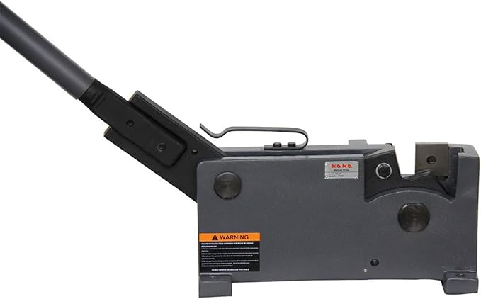 KAKA INDUSTRIAL Manual Sheet Metal Shear | Cuts Round Steel up to 0.95 inch, Rebar, Flat Bar, Square Steel, Rod | Heavy-Duty Benchtop Tool MS-24 for Metalworking, Construction, and DIY Projects