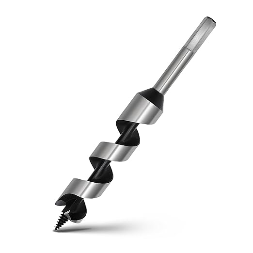 1-9/16 x 9 inch Auger Drill Bit for Wood,40mm x 230mm Hex Shank Ship Auger Bit for Soft Hard Wood, Plastic, Composite Materials and DIY Projects 1-9/16" (40mm)