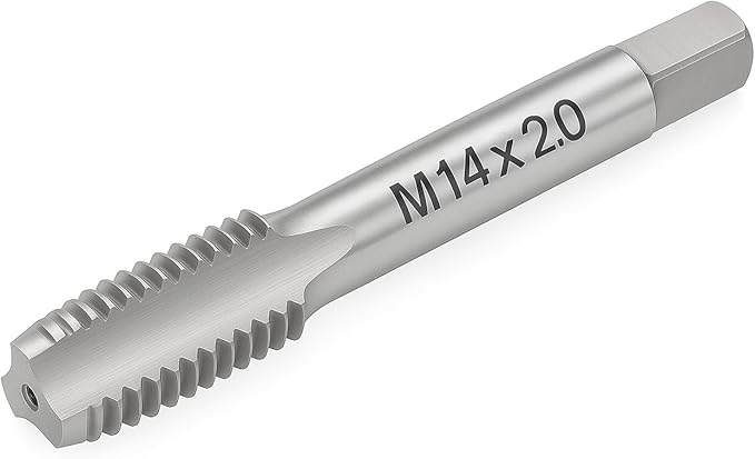 M14x2.0 Metric Thread Tap 6542 High-Speed Steel Tap for Internal Threading and Repair