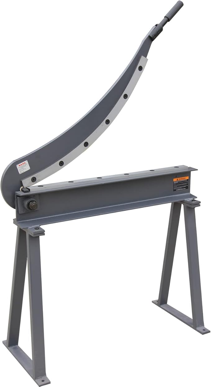 KAKA INDUSTRIAL Sheet Metal Shears,31-Inch 16Gauge (0.06 Inch) Guillotine Metal Shear,Sheet Cutter with Stand for Industrial Fabrication and Construction HS-30