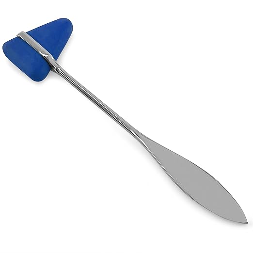 Neurological Reflex Hammers for Cutaneous and Superficial Responses, Neurologic Reflex Diagnosis and Testing (Blue Taylor Hammer)