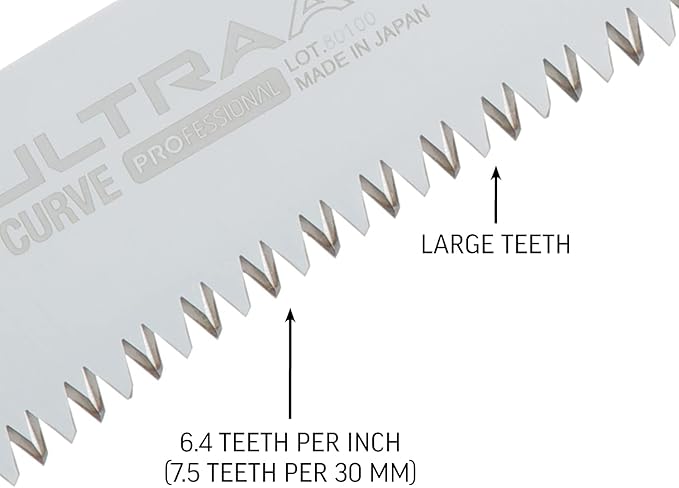Silky Ultra Accel Professional 240mm Curved Folding Saw Large Teeth (446-24)