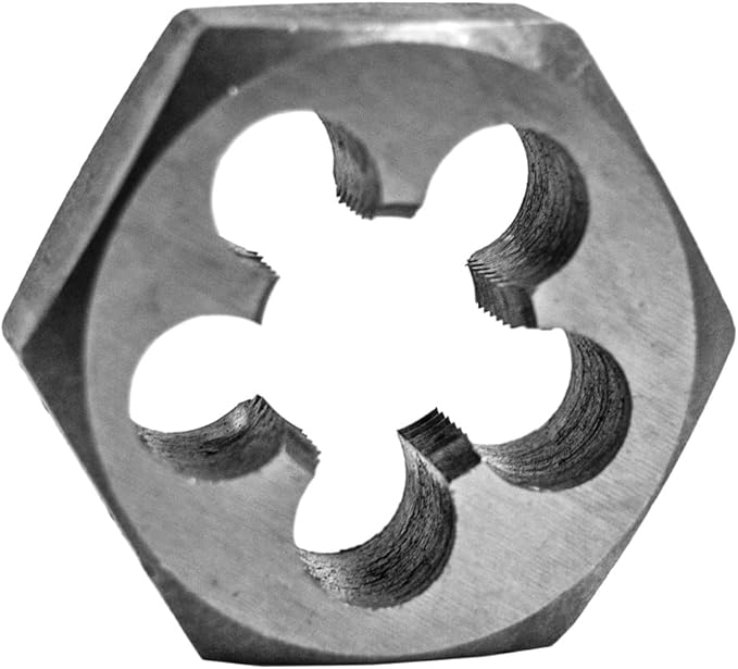 Century Drill & Tool 96207 Carbon Steel Die, 7/16-14NC