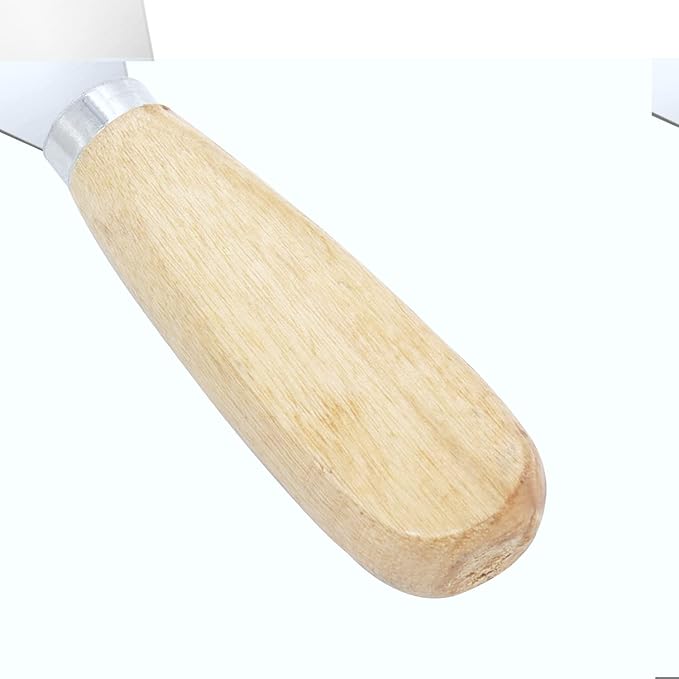 Putty Knife, 2 PCS 2.5 Inch Metal Scraper, wooden Handle Spackle Knives for Drywall, Decals, Wall paper, Patching, Painting, Taping, Scraping Coating