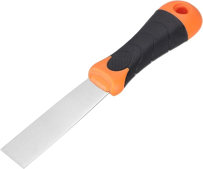 uxcell Putty Knife 1" Stainless Steel Paint Scraper Flexible Drywall Repair Mud Knife for Removing Cement Wallpaper Mud Adhesive Taping