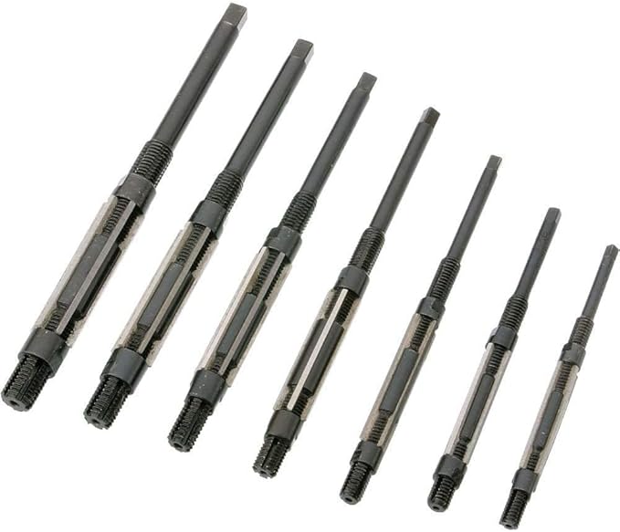 PRESIZE H10 Adjustable Hand Reamer Set 10 Pieces Set Capacity 3/8" To 15/16" Reaming Hand Tools