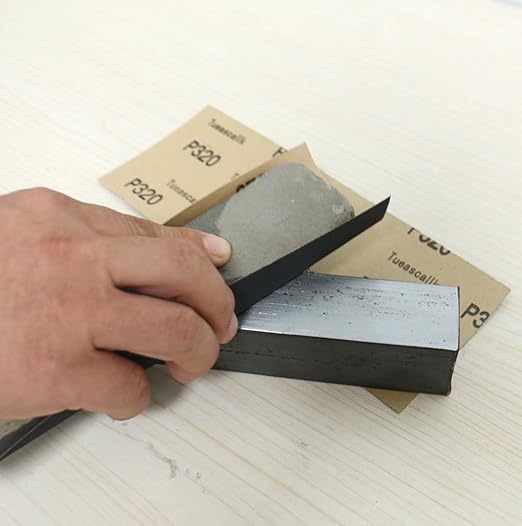 30Pcs 9 x 3.6 Inchs 320 Grit Wet and Dry Handmade Universal Sanding Sheets, Suitable for Woodworking Furniture/Automobiles/Metal/Lacquer Polishing Sandpaper