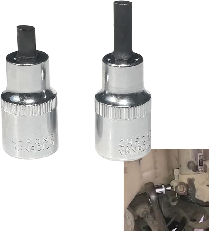 Strut Nut Socket 16mm 18mm 19mm 21mm 22mm 24mm with 12 Point 1/2" Drive Suspension Strut Spreader Socket 8pc Shock Absorber Tool