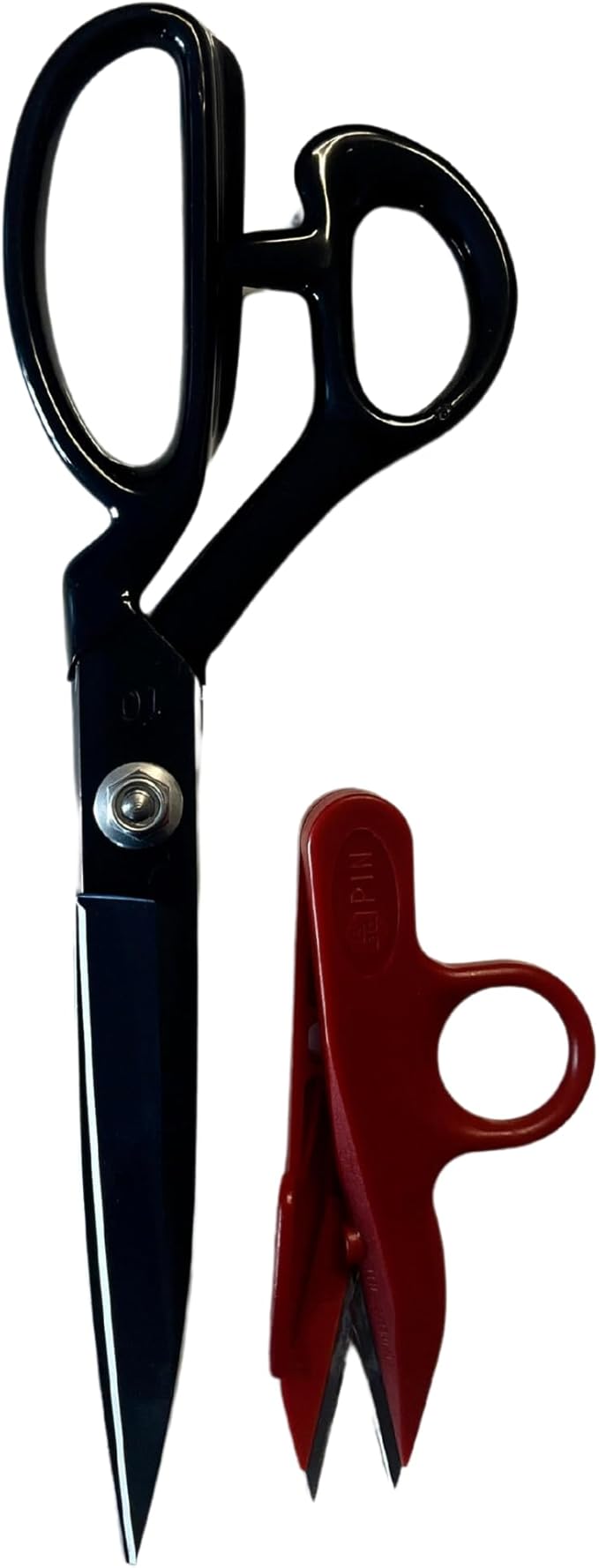 Professional Fabric Scissors 9'' & Small Scissors |2 Pcs Heavy Duty Sewing Scissor with High Carbon Steel Blade for Tailoring Crafts Industrial Strength Use