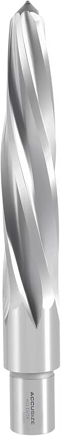 Accusize Industrial Tools 15/16'' H.S.S. Aligning Reamer with 3/4'' / 0.75'' Weldon Shank, Spiral Flute, 0521-1516
