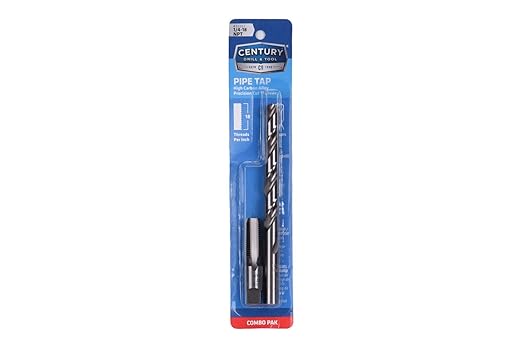 Century Drill & Tool 93202, 1/4-18 NPT/7/16 Combo