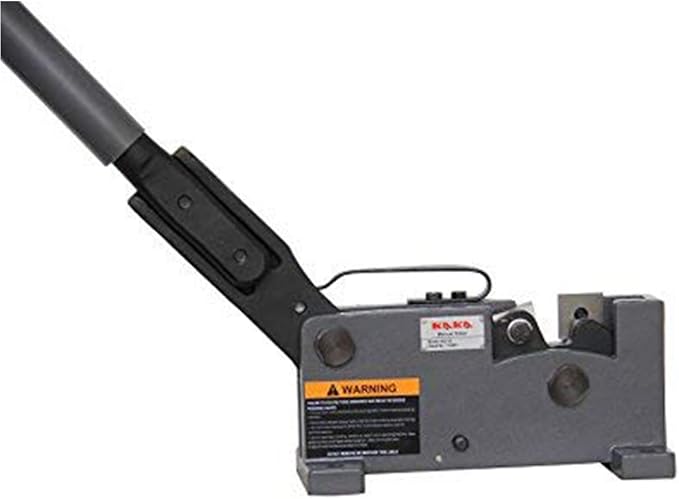 KAKA INDUSTRIAL Manual Sheet Metal Shears, Cuts Round Steel up to 3/4 inch (20mm), Flat Bar, Square Steel, Rebar and Rod, Benchtop Hand Shear MS-20 for Metalworking and DIY Projects