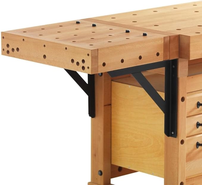 Sjobergs Professional Elite 2000 European Beech Workbench, SJO-99403K (Elite 2000 + SM04 + Clamping Platform + Acc. Kit)