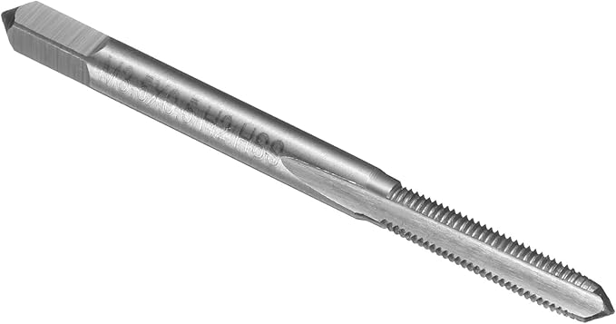 uxcell Hand Plug Tap M3.5 x 0.5 H2 Metric Thread Plug Style Taps Straight Flute Screw Tapping Threading Tool High Speed Steel HSS6542