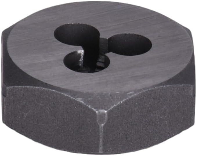 Century Drill & Tool, 98102, 6-32 NC, Hex Die, Precision Cut External Threads, High Carbon Alloy Steel
