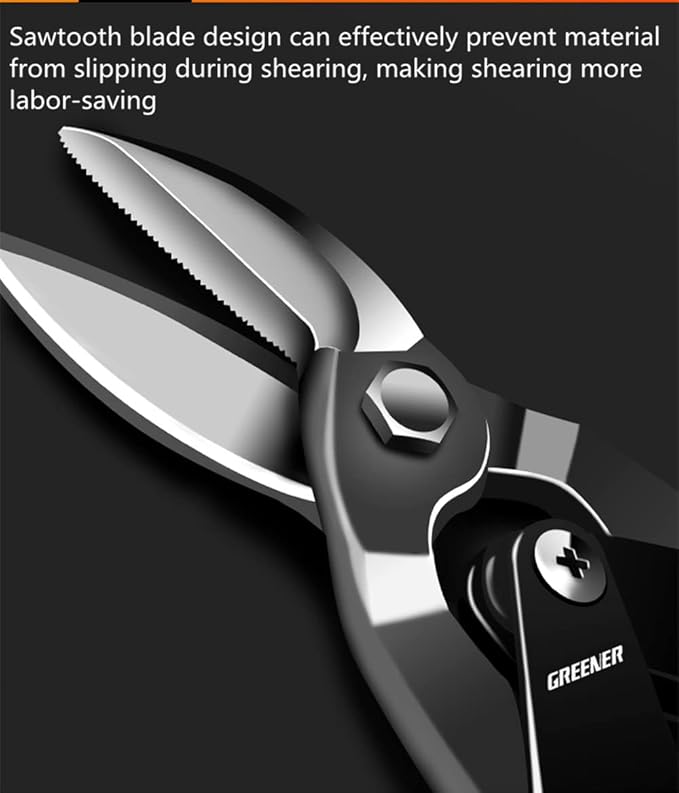 szhdxsy 10 Inch Aviation Tin Snips, industrial Snips, universal Snips,Metal Cutter Shears for Cutting Sheet Metal