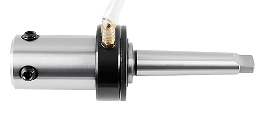 Accusize Industrial Tools Mt2 to 3/4 inch Weldon Shank with Coolant System for Drill-Use Annular Cutter on Drill Press, Mc10-0002