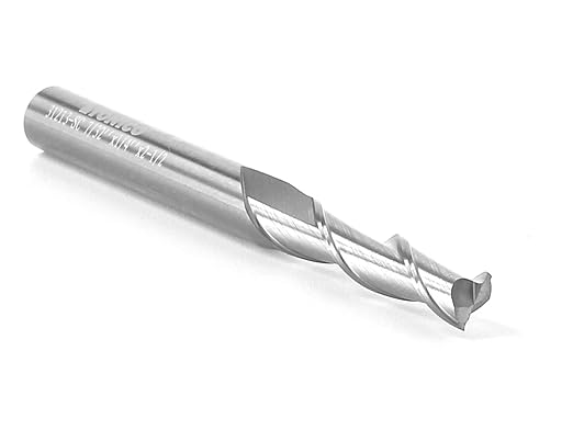 YONICO Upcut Router Bits Spiral 2 Flute Solid Carbide CNC End Mill 7/32-Inch Dia. 1/4-Inch Shank 31213-SC