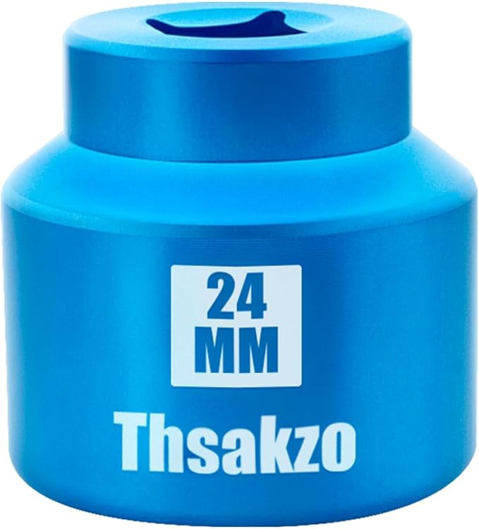 24mm Oil Filter Socket Wrench For Ford F250, BMW, Mini, Volvo, Audi, VW, Porsche Vehicles, Precision CNC Machined Aluminum Oil Filter Removal Tool