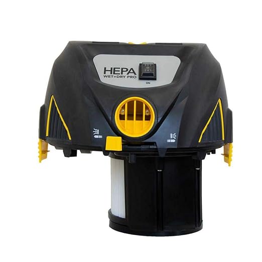 Dustless Technologies HEPA Wet+Dry Pro Vacuum, 8 Gallon, Black (D1618)