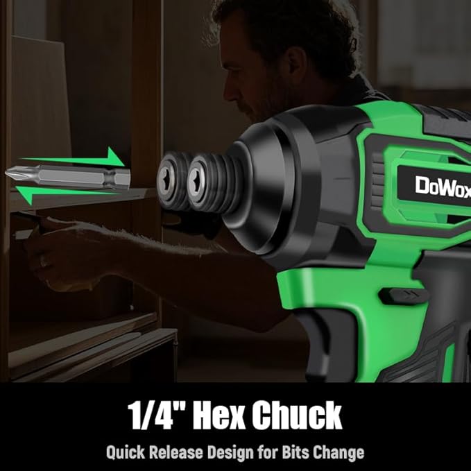 21V MAX Brushless Impact Driver Kit (2035 In-lbs) with 1/4" Hex Chuck, 4-Speed & 24 PCS Bits/Sockets - Heavy Duty for Repairs, Rusted Screws, Frozen Bolts | Makita Battery Compatible