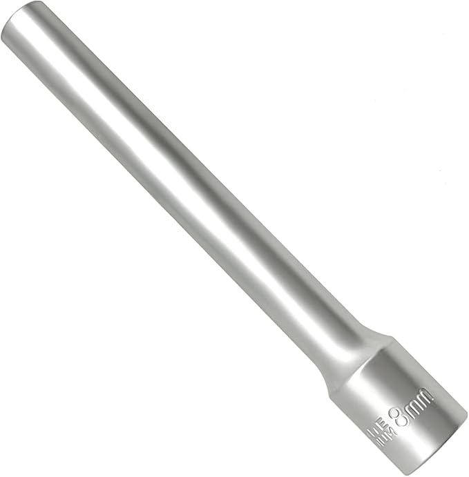 ZKTOOL Deep Metrichex Socket Tool, 3/8-Inch Drive Deep Metric Socket Tool 8MM - Extra Long Deep 120MM