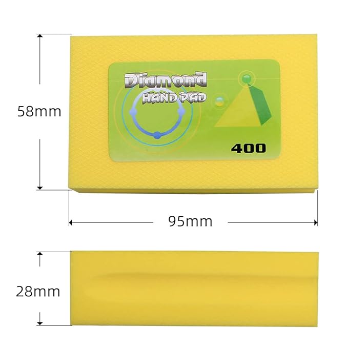 Electroplated Diamond Hand Polishing Pads 60-400 Grit Sanding Tile Stone Marble Concrete Wet Dry징짯 (Grit-400#)