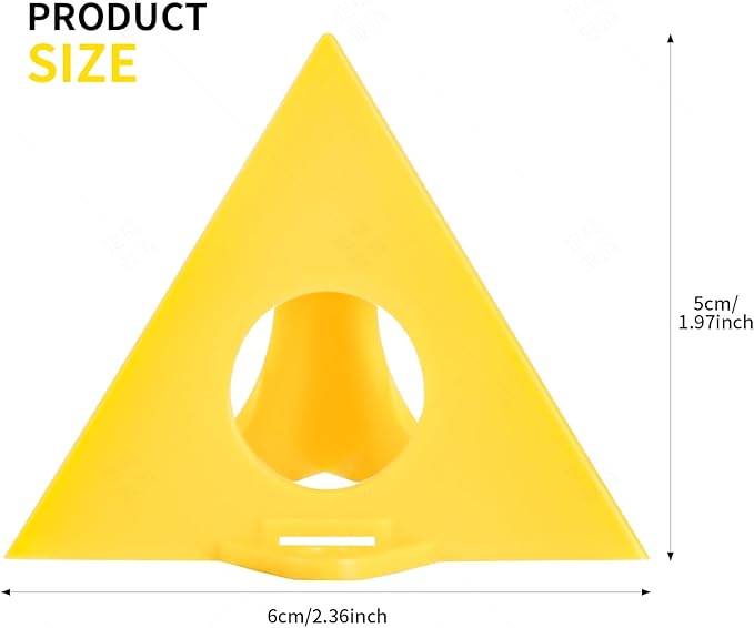 36pcs Painters PyramidStands - Paint Triangle Stands竊똏aint Stands for Painting竊똌ini Cone Paint Stands for Cabinet and Door Risers Support (20)