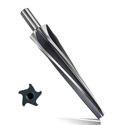 7 Degree Ball Joint Tapered Reamer 1-1/2??Per Foot Taper??M2 6542 High-Speed Tool Steel, Universal Reamer Tie Rod Drill Bit for Automotive & Construction ??Precise & Durable with Easy Grip Design