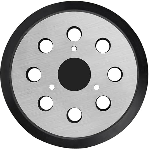 GripIt Sanding Pad 52828: Firm, 5", PSA, 8 Hole, Low Profile SS, 3 Hole Attachment